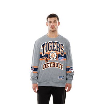 Men's New Era Gray Detroit Tigers Sport Classics Sweatshirt