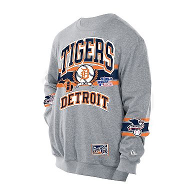 Men's New Era Gray Detroit Tigers Sport Classics Sweatshirt