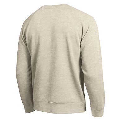 Men's Champion Oatmeal Boston Red Sox All-Star Soft Felt Sweatshirt