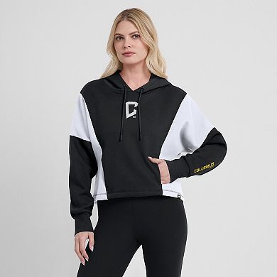 Women's Fanatics Black Columbus Crew Oversized Legacy Goalkeeper Pullover Hoodie