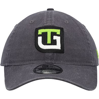 Men's New Era Graphite Ty Gibbs Enzyme Washed 9TWENTY Adjustable Hat