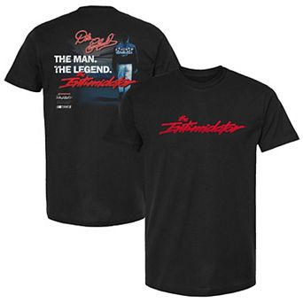Men's Checkered Flag Sports Black Dale Earnhardt The Intimidator Legend T-Shirt