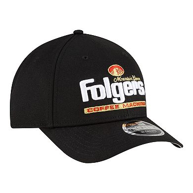 Men's New Era Black Tim Richmond Folgers 9FORTY M-Crown Adjustable Hat
