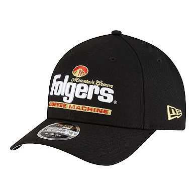 Men's New Era Black Tim Richmond Folgers 9FORTY M-Crown Adjustable Hat