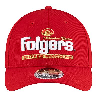 Men's New Era Red Tim Richmond Folgers 9FORTY M-Crown Adjustable Hat