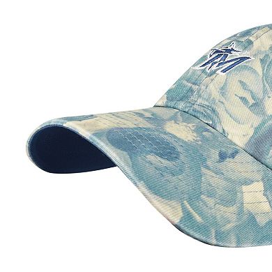Women's '47 Blue Miami Marlins Gardenia Clean Up Adjustable Hat
