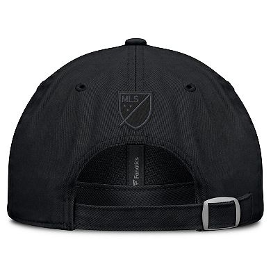 Men's Fanatics Black Charlotte FC Tinge Dad Adjustable Hat