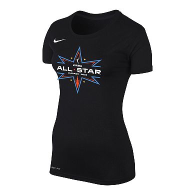 Women's Nike Black 2022 WNBA All-Star Game Logo Legend Performance T-Shirt