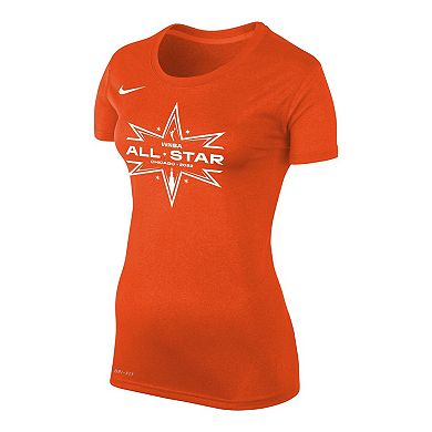 Women's Nike Orange 2022 WNBA All-Star Game Logo Legend Performance T-Shirt