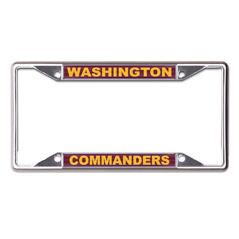 WinCraft Washington Commanders Metal License Plate Frame