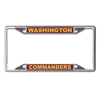 WinCraft Washington Commanders Metal License Plate Frame