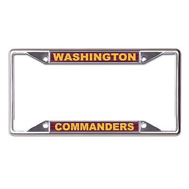WinCraft Washington Commanders Metal License Plate Frame