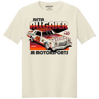 Men's Classic Ink Cream Justin Allgaier Traveller Whiskey T-Shirt