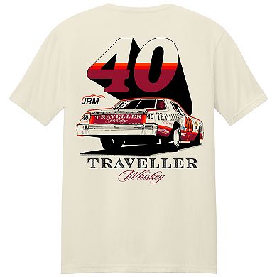Men's Classic Ink Cream Justin Allgaier Traveller Whiskey T-Shirt