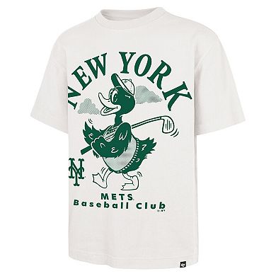 Men's '47 Cream New York Mets Strollin' Foundation T-Shirt