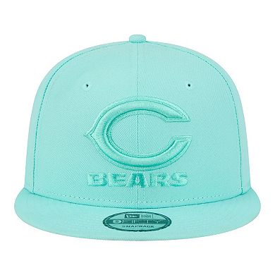 Men's New Era Turquoise Chicago Bears Colorpack 9FIFTY Snapback Hat
