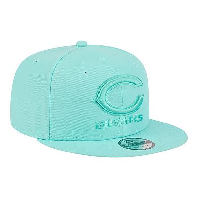 Men's New Era Turquoise Chicago Bears Colorpack 9FIFTY Snapback Hat