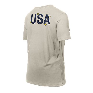 Men's New Era Light Beige USMNT Logo Select T-Shirt