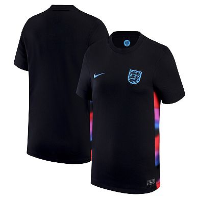Women's Nike Black England Women's National Team 2025/26 Away Replica Jersey