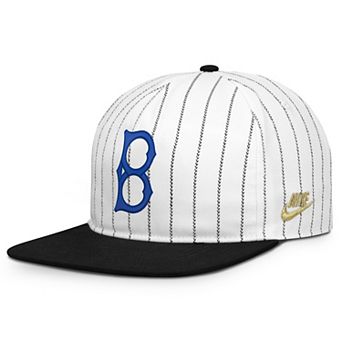 Men's Nike White/Black Brooklyn Dodgers Cooperstown Collection Pro Adjustable Hat