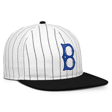 Men's Nike White/Black Brooklyn Dodgers Cooperstown Collection Pro Adjustable Hat