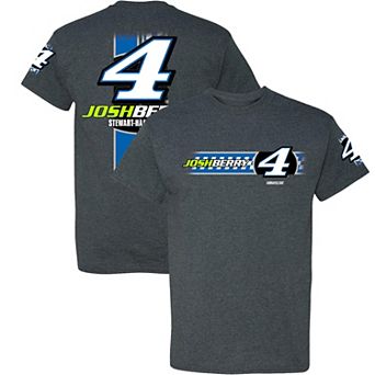 Men's Stewart-Haas Racing Team Collection Heather Charcoal Josh Berry Lifestyle T-Shirt