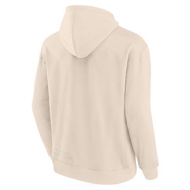 Men's Fanatics Cream NHL-Logo Future Ground Info Pullover Hoodie