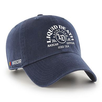 Men's '47 Navy NASCAR Liquid Death Triple Hit Clean Up Adjustable Hat