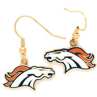 Denver Broncos Logo Wire Earrings