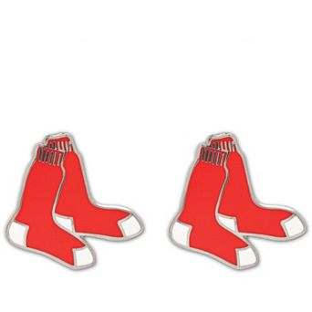 WinCraft Boston Red Sox Post Secondary Logo Earrings