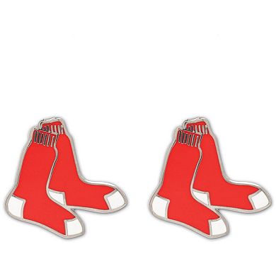 WinCraft Boston Red Sox Post Secondary Logo Earrings