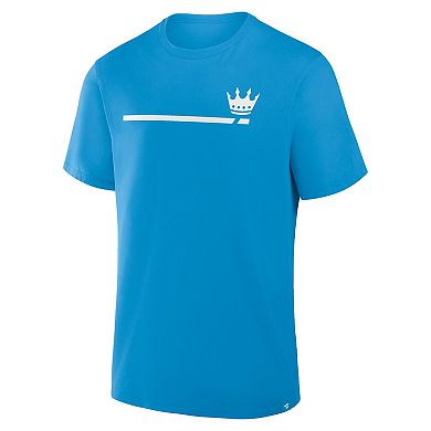 Men's Fanatics Blue Charlotte FC Corner Kick Legacy T-Shirt