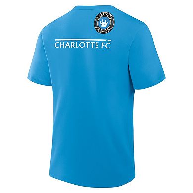 Men's Fanatics Blue Charlotte FC Corner Kick Legacy T-Shirt