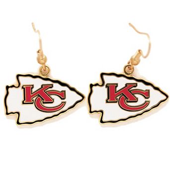 Kansas City Chiefs Logo Wire Earrings