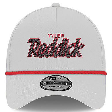 Men's New Era White Tyler Reddick 9FORTY A-Frame Chain Script Adjustable Hat
