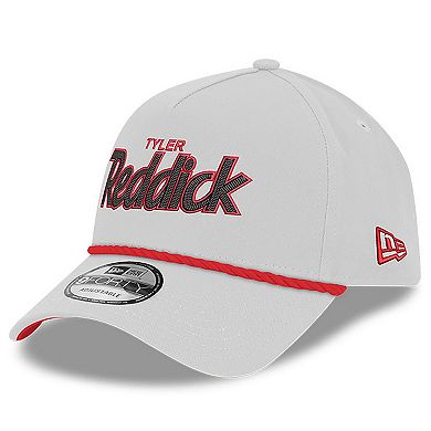 Men's New Era White Tyler Reddick 9FORTY A-Frame Chain Script Adjustable Hat