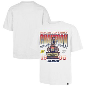 Men's '47 White Jeff Gordon 1995 NASCAR Cup Series Champion Race Day Foundation T-Shirt