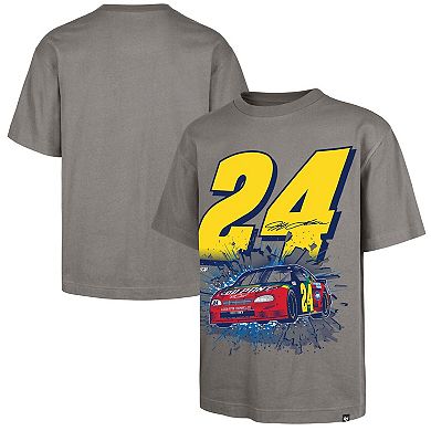 Men's '47 Heather Gray Jeff Gordon Race Day Foundation T-Shirt