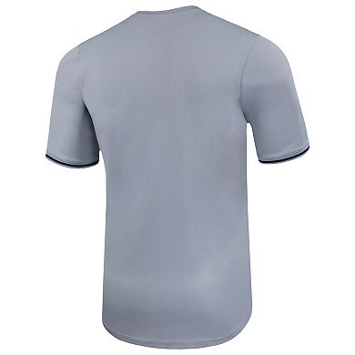 Men's Nike Gray Illinois Fighting Illini Limited Baseball Jersey