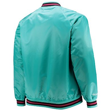 Men's Mitchell & Ness Teal Big & Tall 1996 NBA All-Star Game Hardwood Classics Satin Full-Snap Jacket
