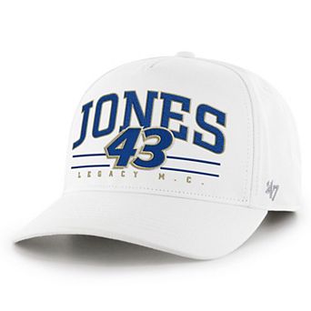 Men's '47 White Erik Jones Roscoe Hitch Adjustable Hat