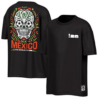 Men's Outerstuff Black FIFA World Cup 2026 Rally Oversized 2-Hit T-Shirt