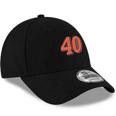 Men's New Era Black Justin Allgaier 9FORTY Adjustable Hat