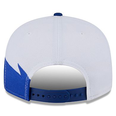 Men's New Era Blue Kyle Larson Jagged 9FIFTY Snapback Hat