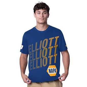 Men's Starter Blue Chase Elliott NAPA All Star Extreme T-Shirt