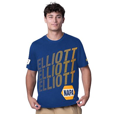 Men's Starter Blue Chase Elliott NAPA All Star Extreme T-Shirt