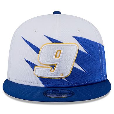 Men's New Era Blue Chase Elliott Jagged 9FIFTY Snapback Hat