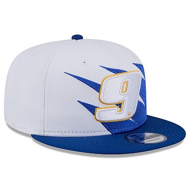 Men's New Era Blue Chase Elliott Jagged 9FIFTY Snapback Hat