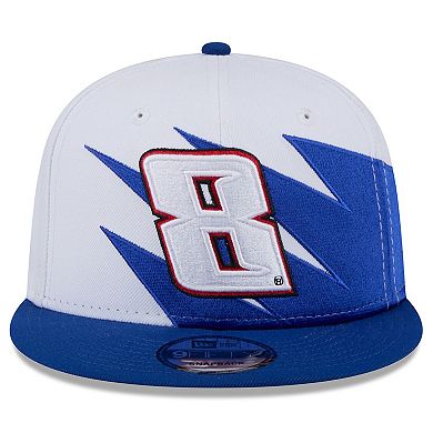 Men's New Era Blue Kyle Busch Jagged 9FIFTY Snapback Hat