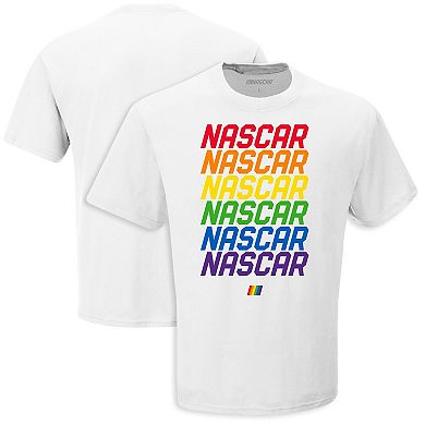 Men's Checkered Flag Sports White NASCAR Repeat T-Shirt